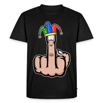 Majeur Stingerfinger Carnaval - T-shirt Premium bio Homme - noir - Devant - Nico (187cm)
