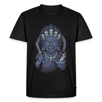 Sri Mahakala - T-shirt Premium bio Homme - noir - Devant - Nico (187cm)