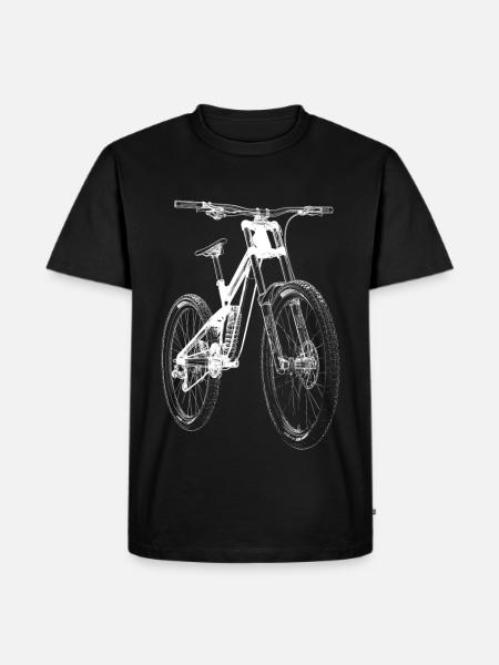 Bike Xray - Men's Premium Organic T-Shirt - black