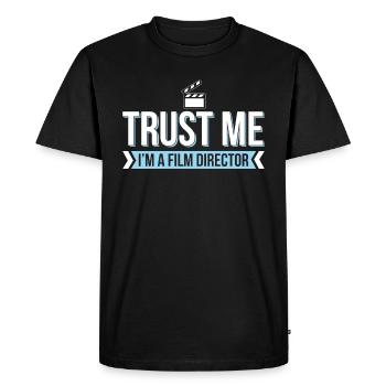 Cinéma Cinéma Soirée Passion - T-shirt Premium bio Homme - noir - Devant - Nico (187cm)
