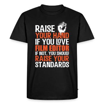 films - T-shirt Premium bio Homme - noir - Devant - Nico (187cm)