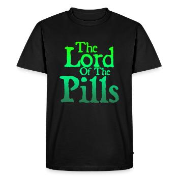 Seigneur des pilules - T-shirt Premium bio Homme - noir - Devant - Nico (187cm)