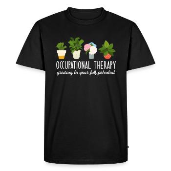 Occupational Therapy - T-shirt Premium bio Homme - noir - Devant - Nico (187cm)