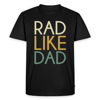 Rad Like Dad Baby Onesie - T-shirt Premium bio Homme - noir - Devant - Nico (187cm)