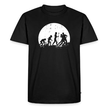 Professeur de danse Evolution Lune Danse École de danse Danse - T-shirt Premium bio Homme - noir - Devant - Nico (187cm)