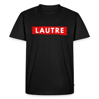 Lautre pfälzer Dialekt für Kaiserslautern Pfälzer - Männer Premium Bio T-Shirt - Schwarz - Vorne - Nico (187cm)