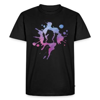 Échecs d’échecs jeu d’échecs - T-shirt Premium bio Homme - noir - Devant - Nico (187cm)