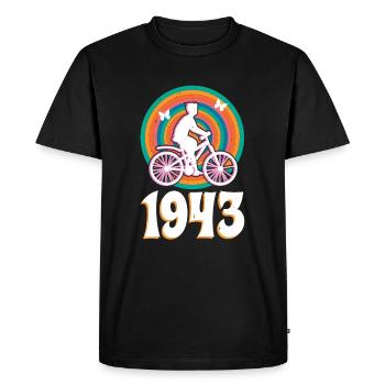 1945 Hoffmann LSD discovery - Men's Premium Organic T-Shirt - black - Front - Nico (187cm)