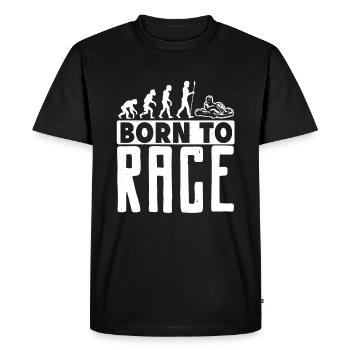 Go Kart Racer Construit pour Speed King Of Racetrack - T-shirt Premium bio Homme - noir - Devant - Nico (187cm)