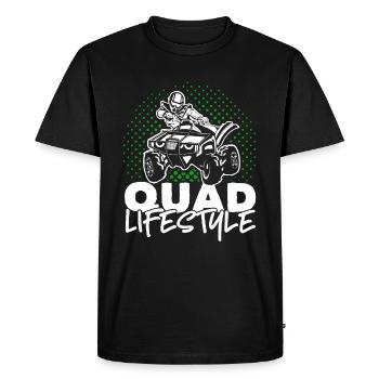 Quad ATV quad conduite tout-terrain quad conduite quad - T-shirt Premium bio Homme - noir - Devant - Nico (187cm)