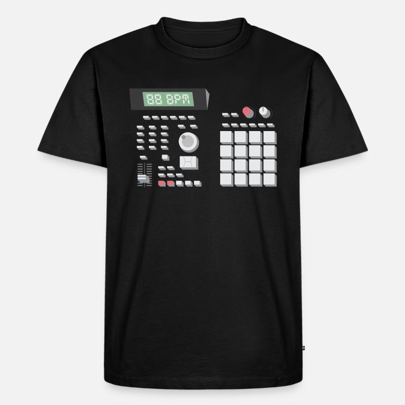 88 BPM MPC 2000 - Männer Premium Bio T-Shirt - Schwarz