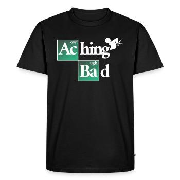 Aching Bath - Everything hurts - Men's Premium Organic T-Shirt - black - Front - Nico (187cm)
