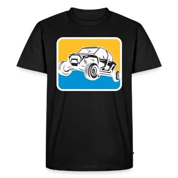 Beach Buggy Holiday Desert Buggy | Colors can be changed - Men's Premium Organic T-Shirt - black - Front - Nico (187cm)