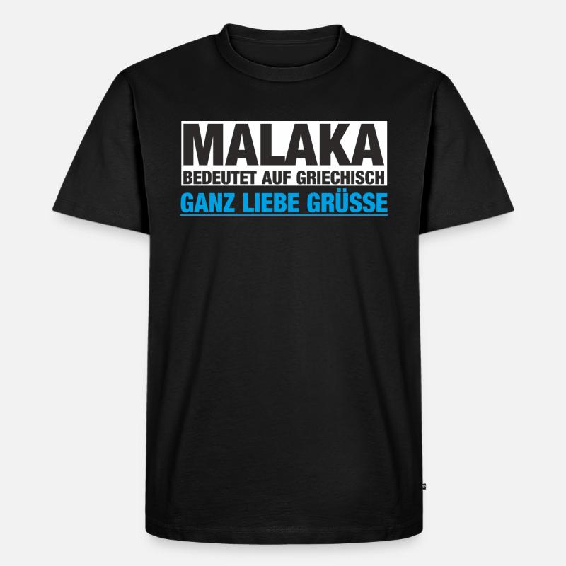 MALAKAS 4 - Männer Premium Bio T-Shirt - Schwarz