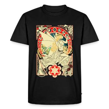 DMT Fairy - T-shirt Premium bio Homme - noir - Devant - Nico (187cm)