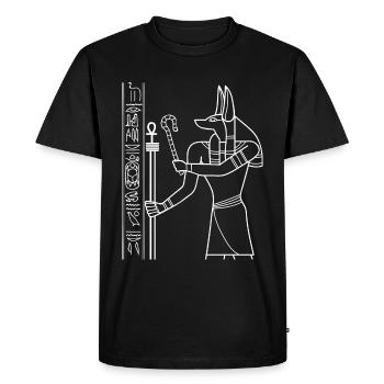 Égypte - T-shirt Premium bio Homme - noir - Devant - Nico (187cm)