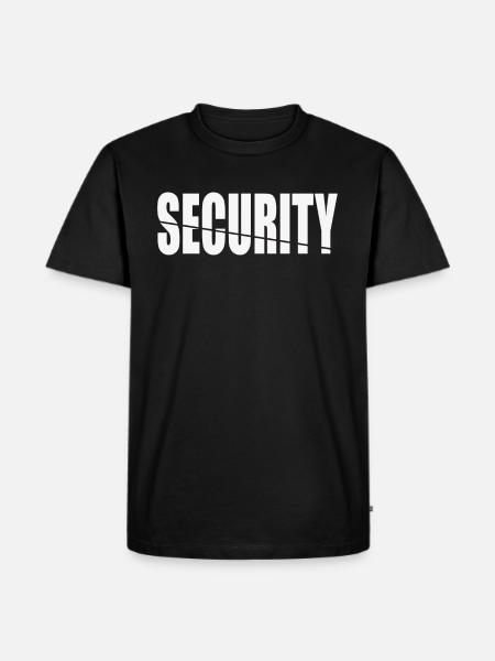 Security - Men's Premium Organic T-Shirt - black