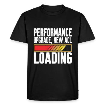 Performance Upgrade, New Acl Loading 5 - Men's Premium Organic T-Shirt - black - Front - Nico (187cm)