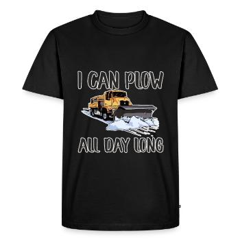 Je peux labourer toute la journée 3 - T-shirt Premium bio Homme - noir - Devant - Nico (187cm)