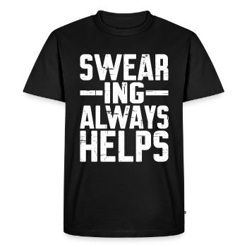 Jurer aide toujours 8 - T-shirt Premium bio Homme - noir - Devant - Nico (187cm)