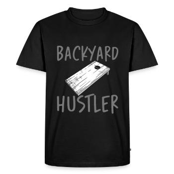 Backyard Hustler 3 - T-shirt Premium bio Homme - noir - Devant - Nico (187cm)