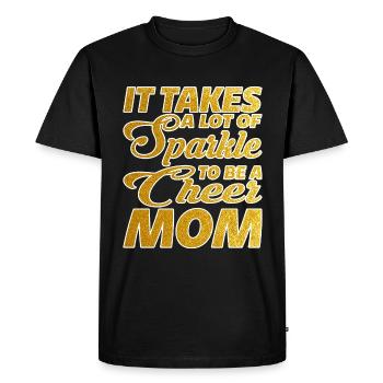 Il faut beaucoup d’éclat pour être une maman de joie - T-shirt Premium bio Homme - noir - Devant - Nico (187cm)