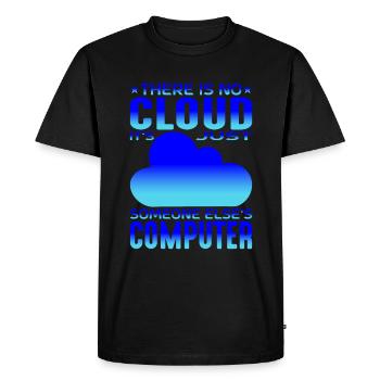 There Is No Cloud 9 - Men's Premium Organic T-Shirt - black - Front - Nico (187cm)
