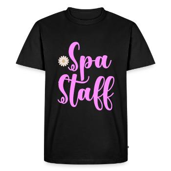 Personnel du spa 4 - T-shirt Premium bio Homme - noir - Devant - Nico (187cm)
