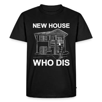 Nouvelle maison Who Dis 8 - T-shirt Premium bio Homme - noir - Devant - Nico (187cm)