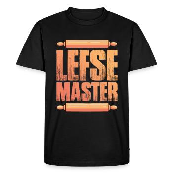 Lefse Master 12 - T-shirt Premium bio Homme - noir - Devant - Nico (187cm)