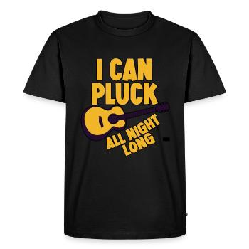 Je peux cueillir toute la nuit - T-shirt Premium bio Homme - noir - Devant - Nico (187cm)