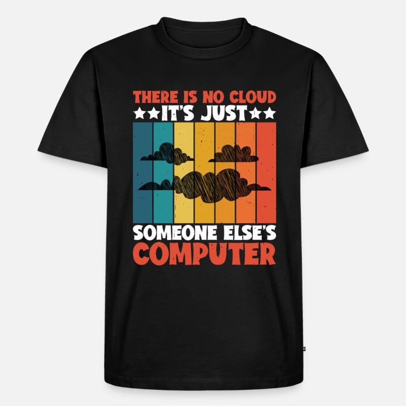 There Is No Cloud 18 - Männer Premium Bio T-Shirt - Schwarz