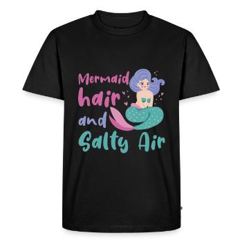 Mermaid Hair And Salty Air 4 - T-shirt Premium bio Homme - noir - Devant - Nico (187cm)