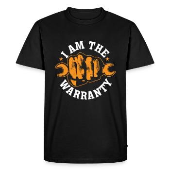 Je suis la garantie 13 - T-shirt Premium bio Homme - noir - Devant - Nico (187cm)