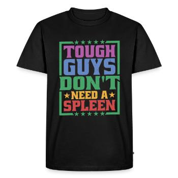 Les durs à cuire n’ont pas besoin de rate - T-shirt Premium bio Homme - noir - Devant - Nico (187cm)