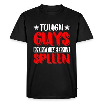 Les durs à cuire n’ont pas besoin d’une rate 2 - T-shirt Premium bio Homme - noir - Devant - Nico (187cm)