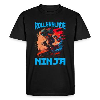 Rollerblade Ninja 6 - T-shirt Premium bio Homme - noir - Devant - Nico (187cm)