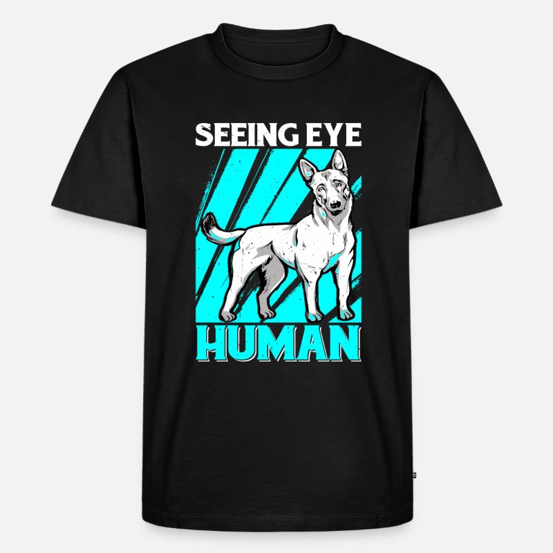 Seeing Eye Human 28 - Männer Premium Bio T-Shirt - Schwarz