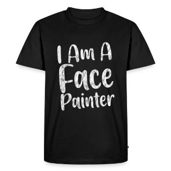 I Am A Face Painter 3 - Men's Premium Organic T-Shirt - black - Front - Nico (187cm)
