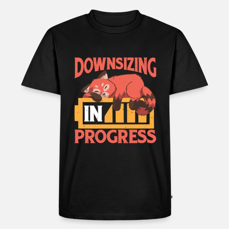 Downsizing In Progress 24 - Men's Premium Organic T-Shirt - black