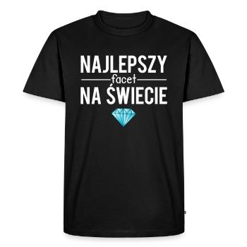 Najlepszy facet na swiecie polonais humour - T-shirt Premium bio Homme - noir - Devant - Nico (187cm)