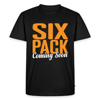 Pack de six bientôt disponible 60 - T-shirt Premium bio Homme - noir - Devant - Nico (187cm)