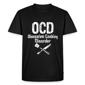 Ocd Obsessive Cooking Disorder 4 - Men's Premium Organic T-Shirt - black - Front - Nico (187cm)