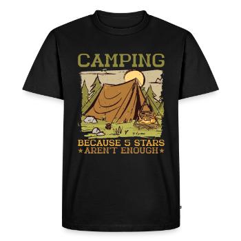 Camper, parce que 5 étoiles ne suffisent pas 3 - T-shirt Premium bio Homme - noir - Devant - Nico (187cm)