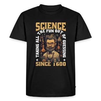 Enlever tout le plaisir de deviner depuis 1600 16 - T-shirt Premium bio Homme - noir - Devant - Nico (187cm)