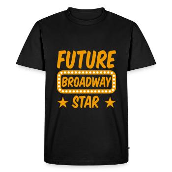 Futur Star de Broadway 2 - T-shirt Premium bio Homme - noir - Devant - Nico (187cm)