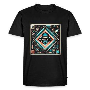 no flux given 11 - Men's Premium Organic T-Shirt - black - Front - Nico (187cm)