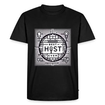 Meilleur hôte de tous les temps 24 - T-shirt Premium bio Homme - noir - Devant - Nico (187cm)