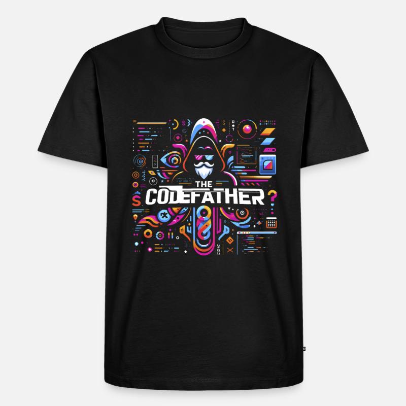 Le Père du Code 6 - T-shirt Premium bio Homme - noir