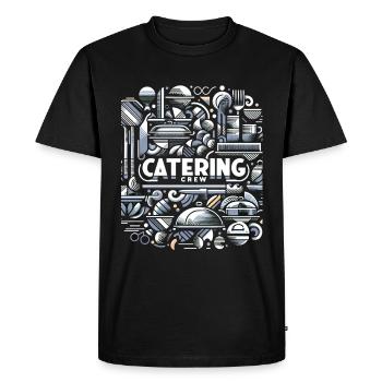 Équipe de restauration 6 - T-shirt Premium bio Homme - noir - Devant - Nico (187cm)